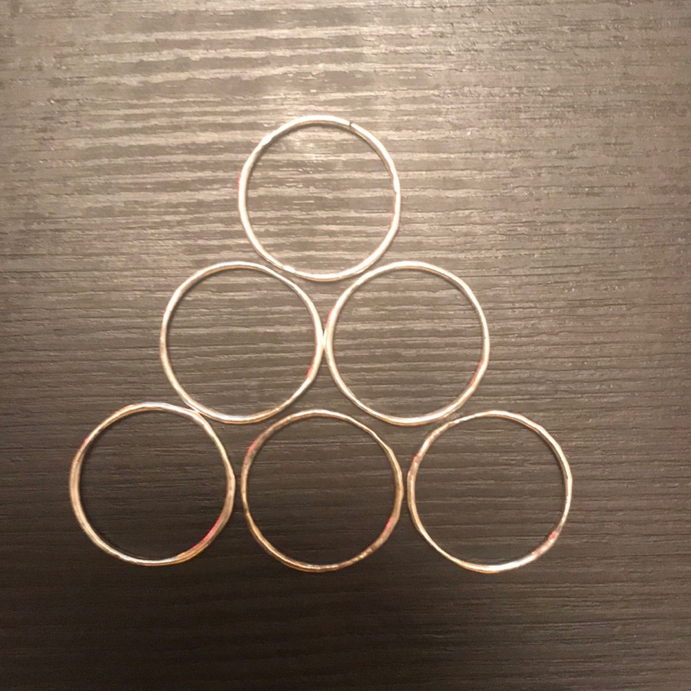 ❗️❗️SOLD❗️❗️Sterling silver stacking rings!